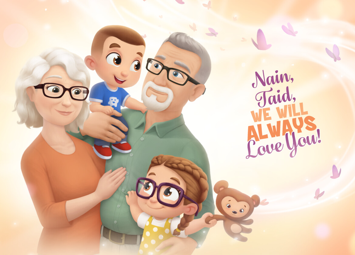 Personalised Grandparents Book Hooray Heroes